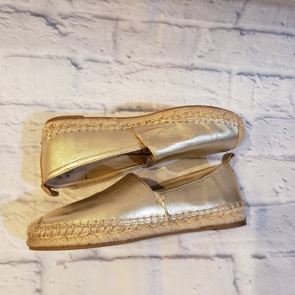 Sam Edelman Khloe Gold Espadrilles Size 6 - Picture 2 of 8